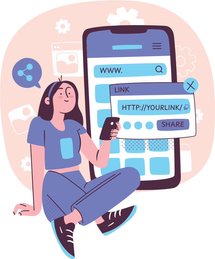Menina Ilustração